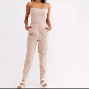 Free people Al Fresco Convertible Jumpsuit Cashmere